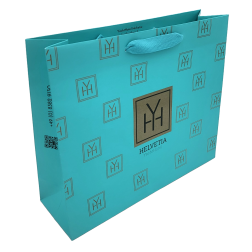 Exklusive Papiertasche mit Band im Offsetdruck 