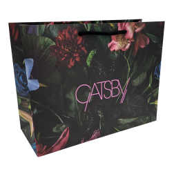 Exklusive Papiertasche mit Kordel im Offsetdruck 