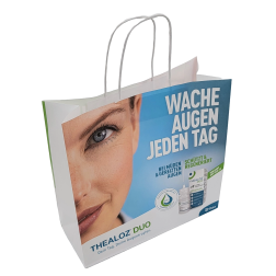 Papierkordeltasche "PREMIUM" im Offsetdruck