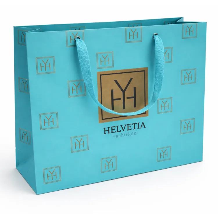 Ein Kundenbeispiel von Helvetia Yachthotel für eine Tragetasche