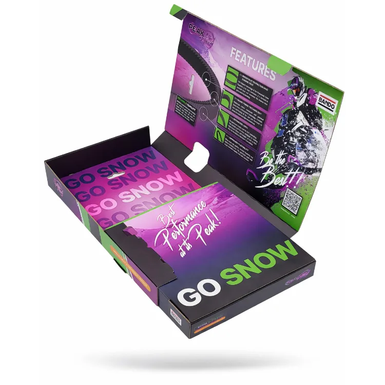 Die höhenverstellbare Produktverpackung von Go Snow.