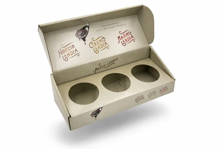 Individuelle Verpackungslösung für die Firma Noccio Landia.