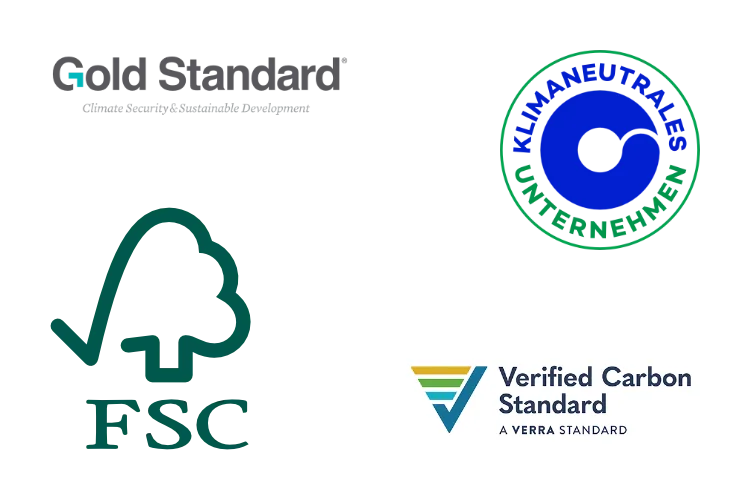 Unsere Zertifizierungen und nachhaltigen Materialien