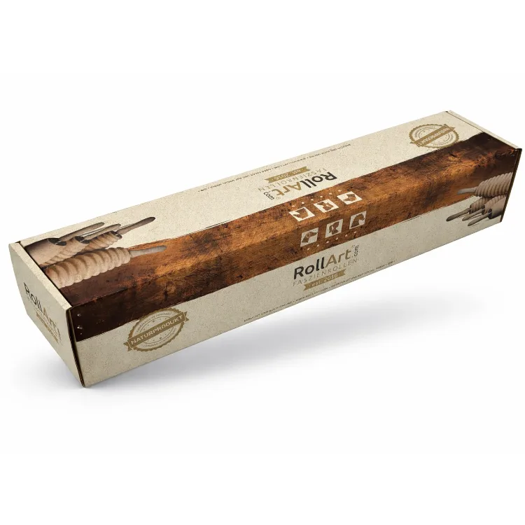 Die Produktverpackung von der Firma RollArt und deren Faszienrolle.